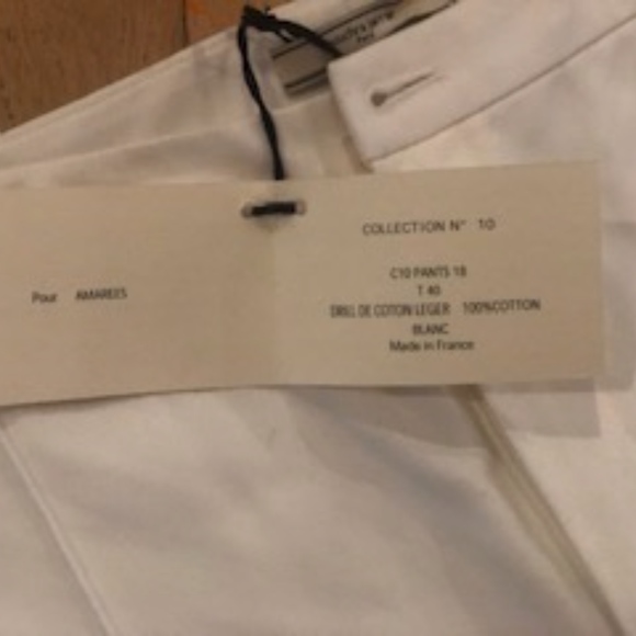 Bouchra-jarrar White pants US 10 runs small/long - Picture 5 of 7